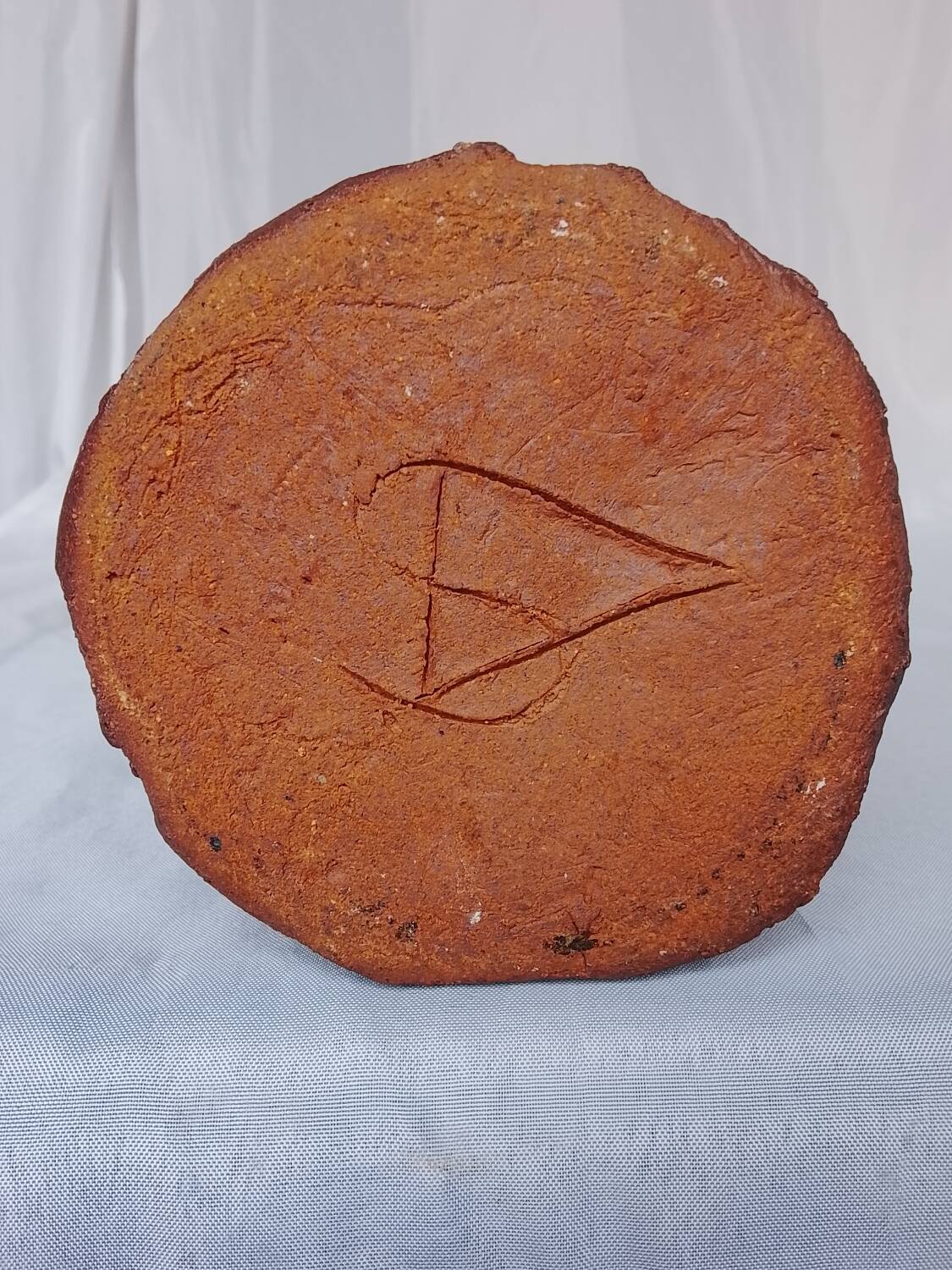 Terracotta vases with tribal decoration