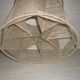 Lampshade in jute thread geometric shape 35 cm