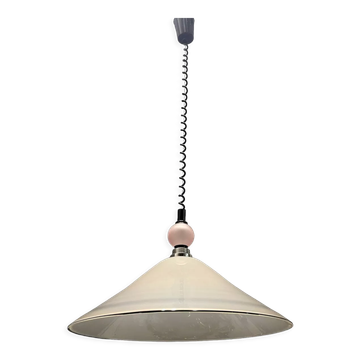 Italian murano glass light pendant, 1970s