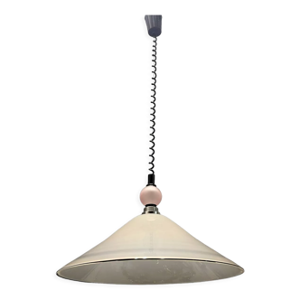 Italian murano glass light pendant, 1970s