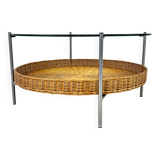 Vintage Round Coffee Table, Netherlands, 1960s