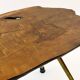 Original coffee table by Carl Aubock, large tree trunk in walnut from the mid-century, 1950s.