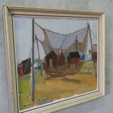 Arthur Nilsson, Swedish Modern Painting, 1955, Oil on Canvas