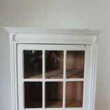 Armoire parisienne bonnetière vitrée