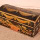 Norman wedding chest in painted wood - 19th century