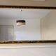 Vintage bevelled panoramic mirror