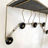 Mid century wall coat rack