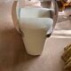 Fauteuil en cuir blanc