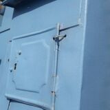 Antique H205xL103 curved iron gate door with mailbox