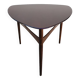 1960s Scandinavian tripod coffee table in teak