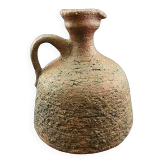 Gerhard Liebenthron, small brutalist pottery pitcher or vase