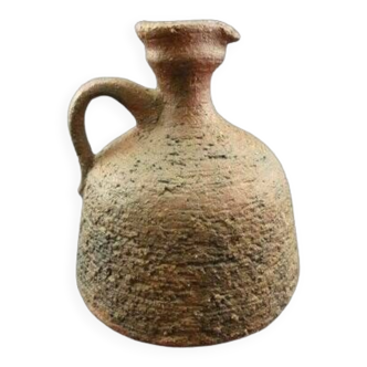 Gerhard Liebenthron, petit pichet ou vase en poterie brutaliste