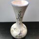 Ancient vase Moustiers ceramics white decor painted vintage
