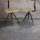 Chaise pivotante industrielle années 1960