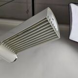 Lampadaire en métal blanc par Braun Feldweg pour Doria Leuchten, années 60