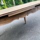 Louis XV extendable dining table from the 18th century, renovated in solid oak 200
