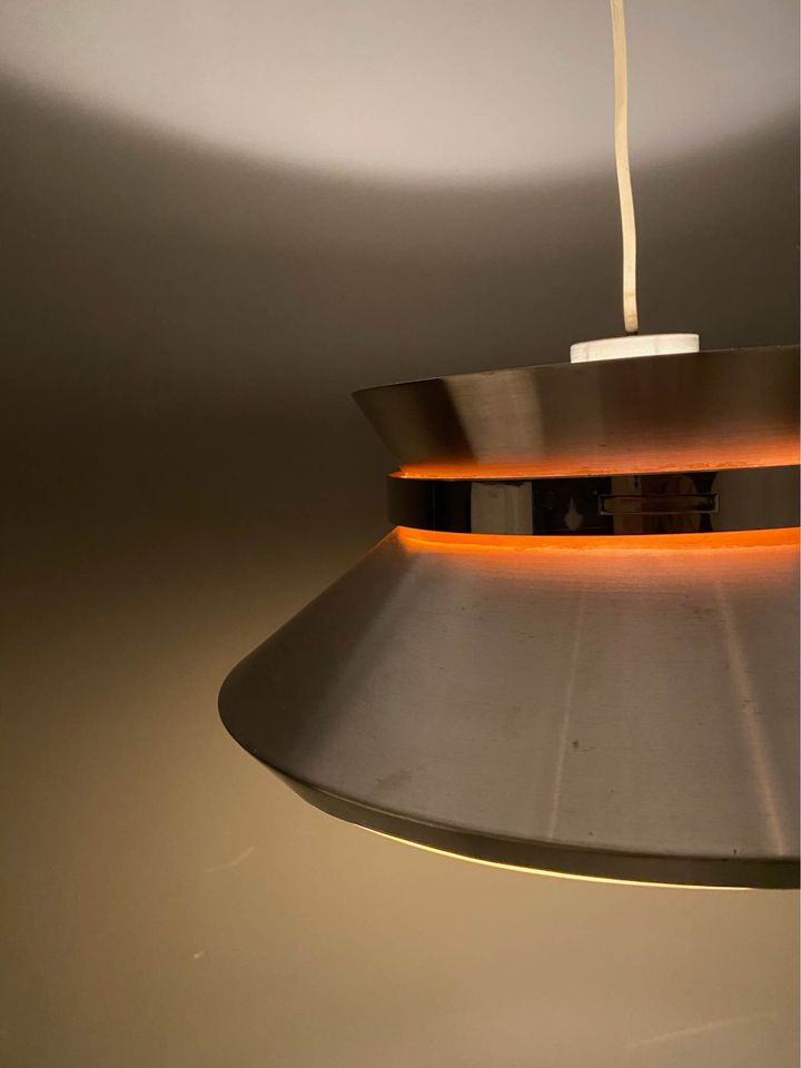 Lampe ronde vintage scandinave 60