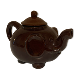 Brown elephant teapot