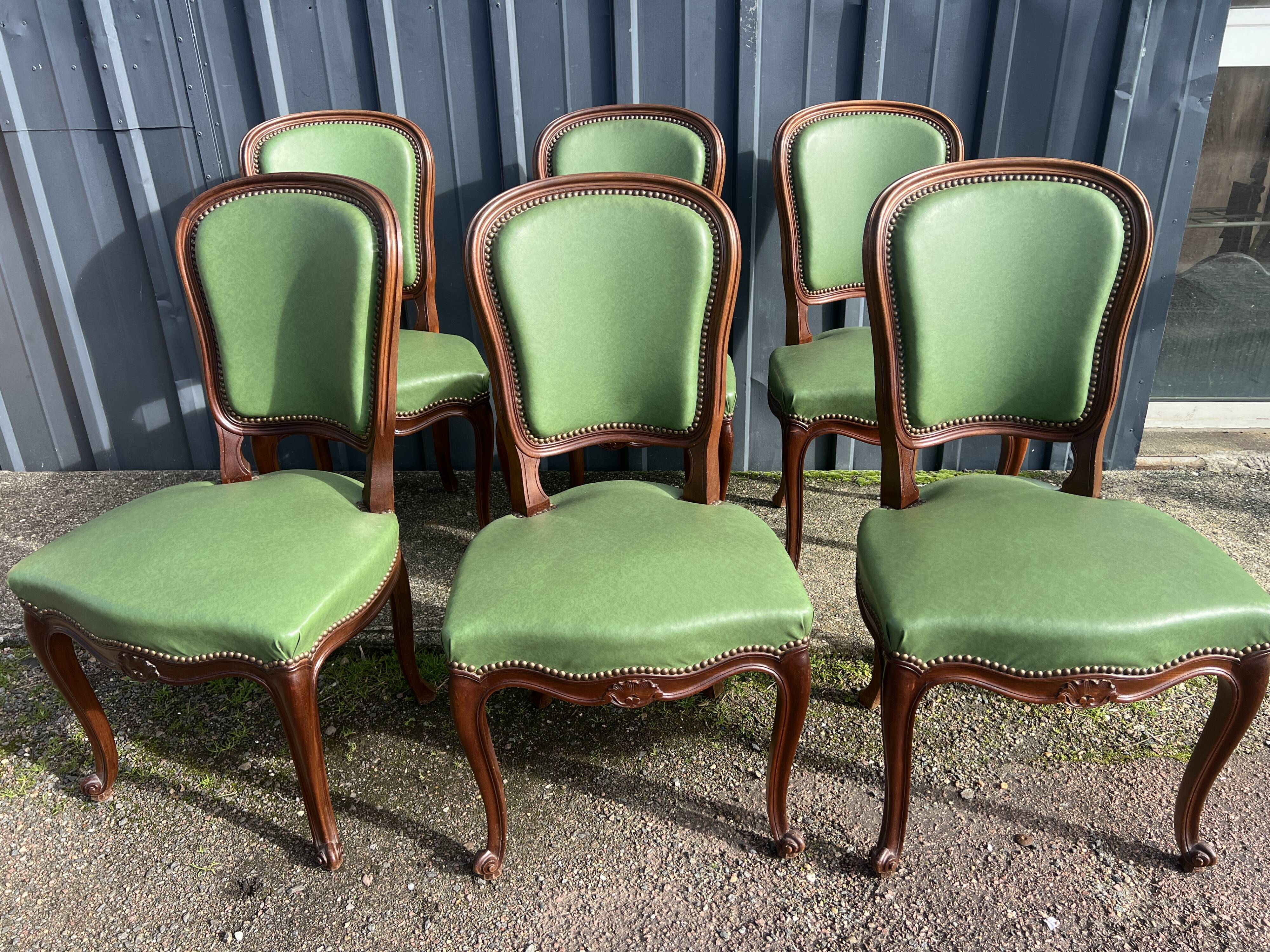 Six Classic Chairs in Neo-Louis XV style