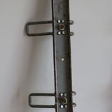 Grey school wall rack 10 hooks 1500mm