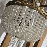Napoleon III basket chandelier with tassels