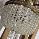 Napoleon III basket chandelier with tassels