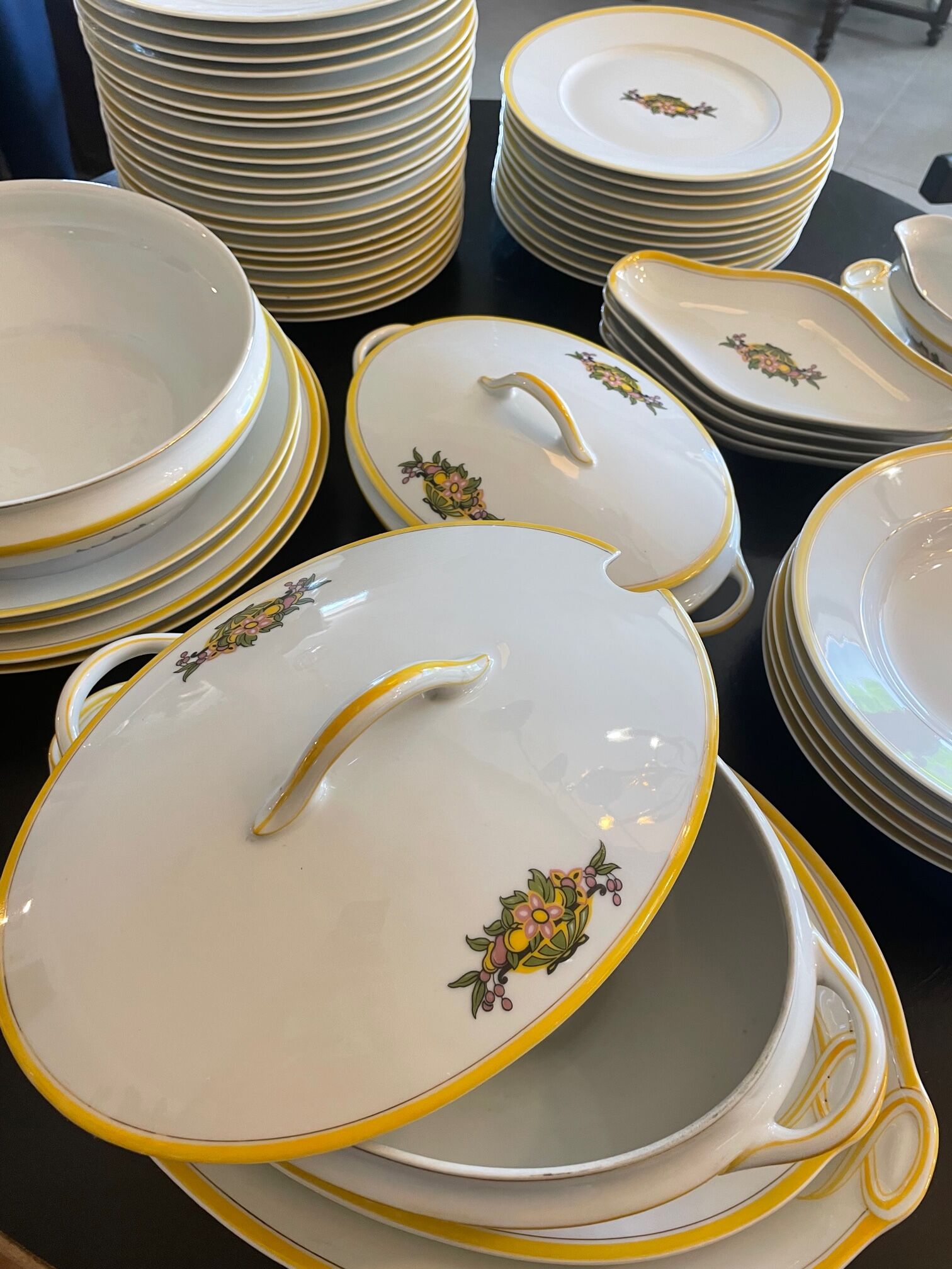 Limoges porcelain service