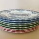 8 Johnson Bros "Coaching Scenes" English dessert plates