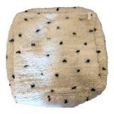 Wool pouf