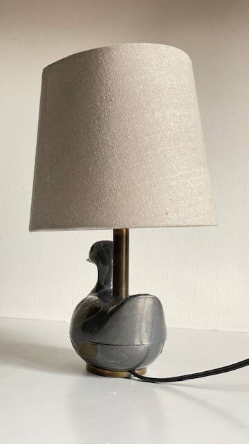 Vintage duck lamp