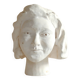 Plaster head sculpture