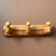 Vintage solid wood coat rack