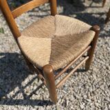 Set of 4 straw chairs