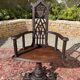 Neo-gothic oak armchair