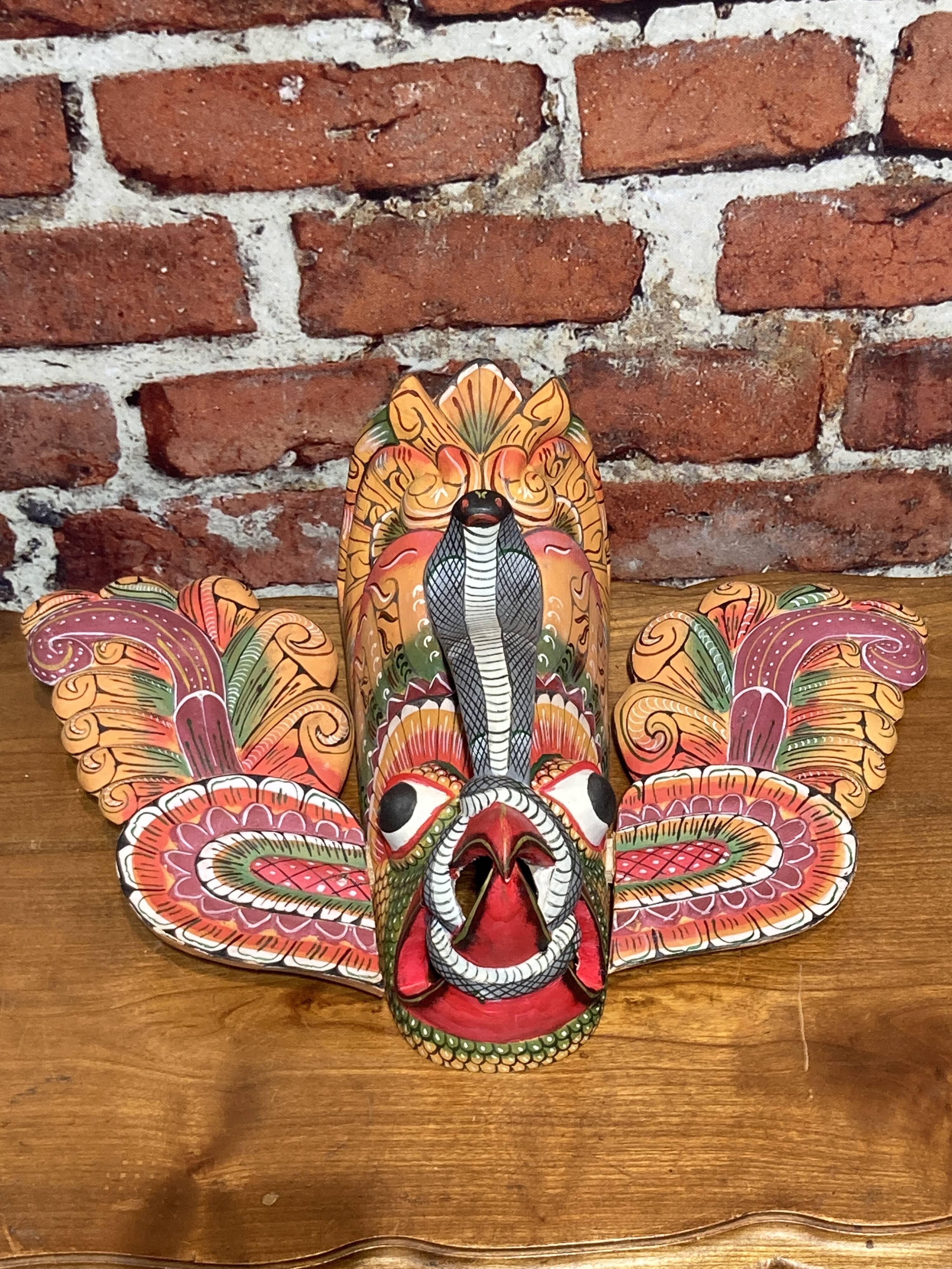 South America wooden wall mask