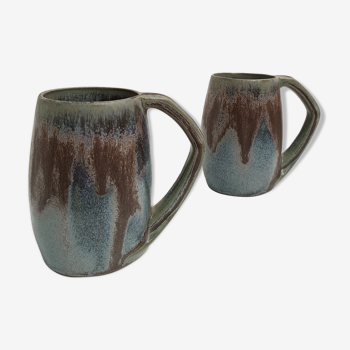 Pairs of denbac vintage ceramic cups