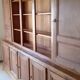 Library in solid cherry wood, Louis Philippe style.