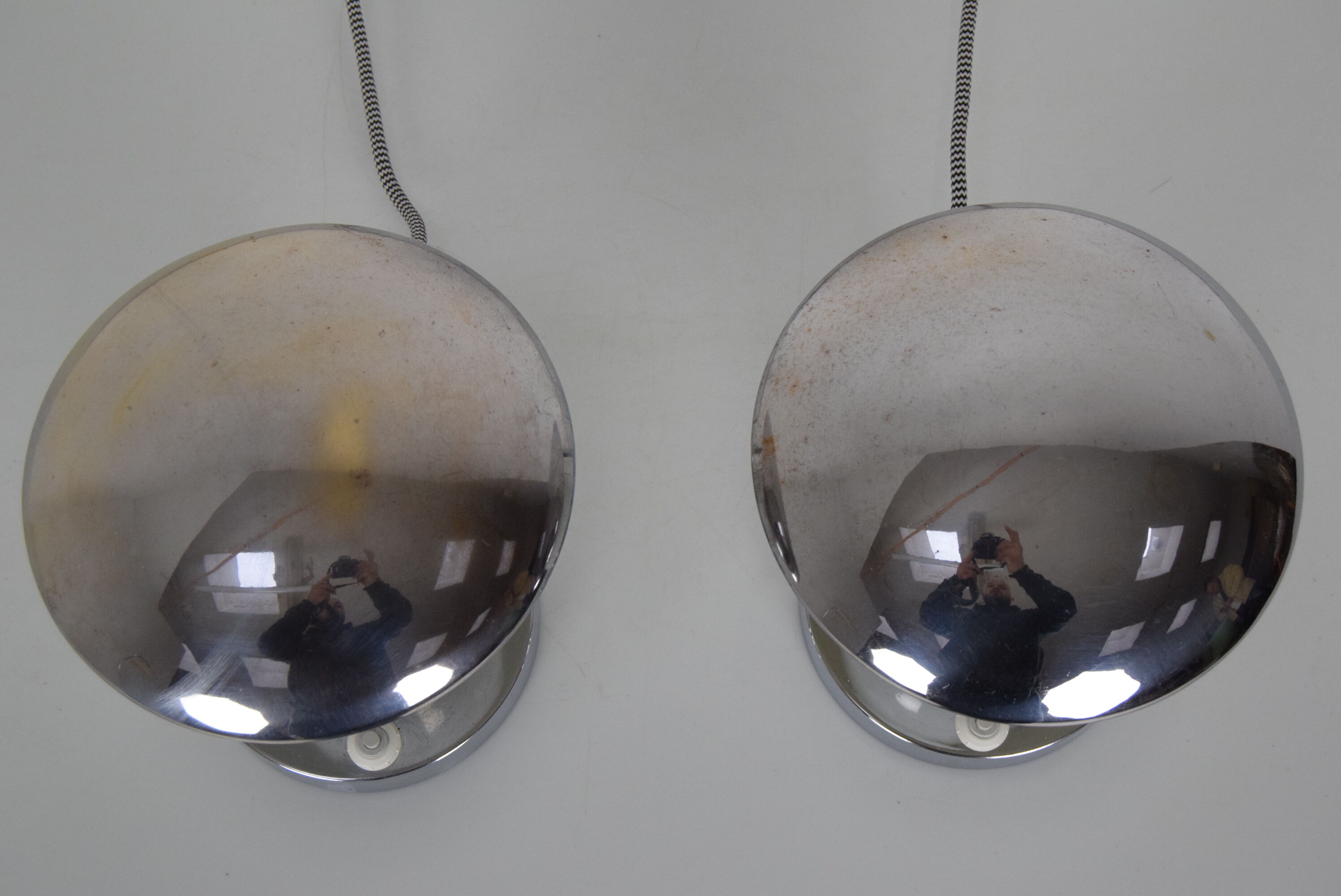 Pair of Art Deco Table Lamps/Napako,1940's.