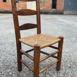 Set of 6 elm chairs