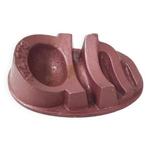 cendrier vintage en fonte - 1950