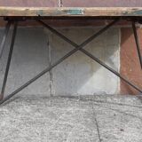 Folding workshop table