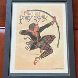 Ancienne Affiche spectacle de danse : les Ballets russes 1921
