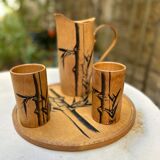 Bamboo orangeade service