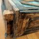 Patinated wall cabinet 2 doors