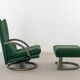 Torino Armchair and Stool 418 by Rolf Benz/BMP, 90s