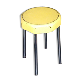 Tabouret 1960 en bakélite et chrome