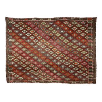 Tapis kilim artisanal d’Anatolie 191 cm x 143 cm