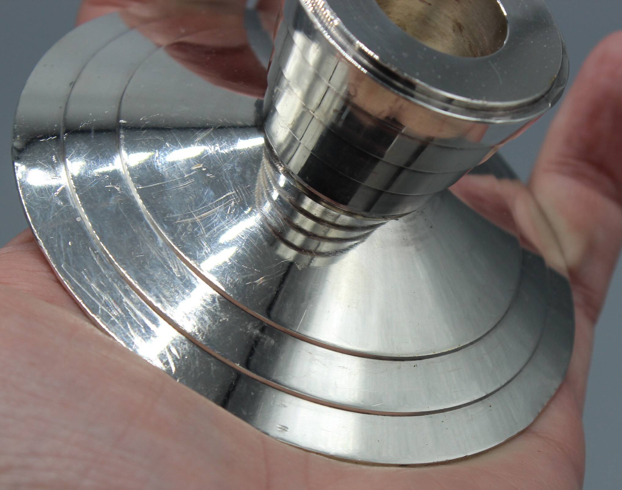 Beautiful silver-plated candle holder - Maison Christofle