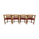 Set of 4 Fledermaus chairs made by Thonet.