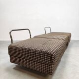 Vintage Swedish convertible sofa lounge chairs in table & daybed